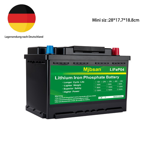 Lifepo4 12v 100ah - lifepo4, akku