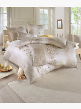 Estella Bettwäsche - 3 teilig - Biber-Feinbiber- Flanell Gräserdessin 155x200 cm