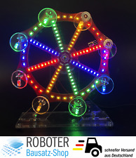 Bausatz LED Riesenrad mit Fernbedienung und Animationen SMD Löten Übungsplatine
