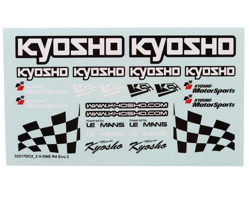 Kyosho dekorbogen motor sports - dekorbogen,