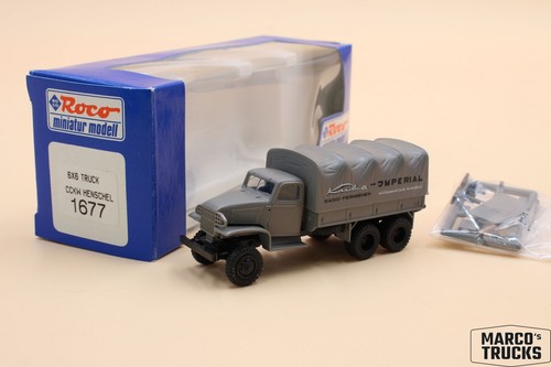 Roco 6x6 truck cckw - truck, henschel