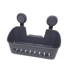 Uten Duschablage Saugnapf Kunststoff Duschregal Selbstklebend Wohnzimmer Grau