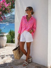 Damen Bluse Tunika Oversize