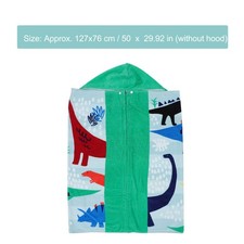  Kapuzenhandtuch Strandwickel Kinder Kinder Großer Poncho Kapuzenbad Badetuch