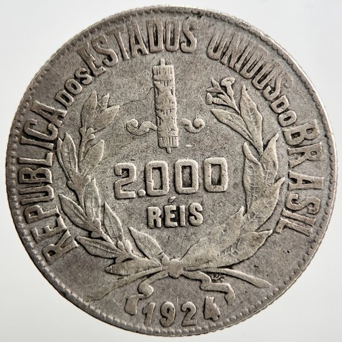 Silbermünze brasilien reis - silbermünze, 2
