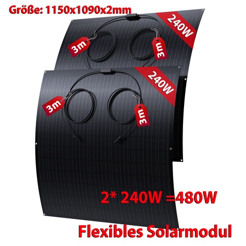 480w flexibel solarmodul - 480w,