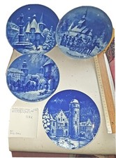 wandteller porzellan, 4 Teile