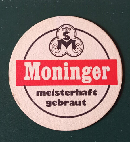 Bierdeckel brauerei moninger - brauerei,