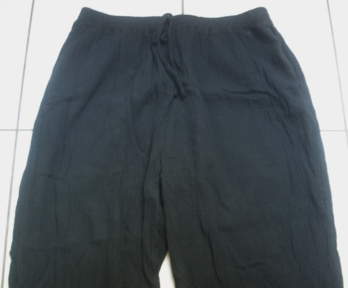 Schwarze bequem hose - r, /
