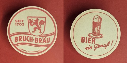 Bruch bräu bier ein genuß - bier,