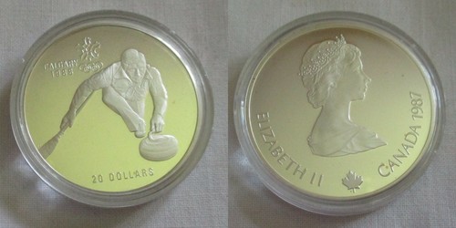 Dollar silber münze canada - 20,
