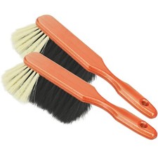 2x Handkehrbesen aus Holz -