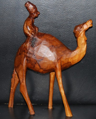 Krippenfigur kamel mit - -,