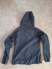 Jacke Übergang blau gepunktet