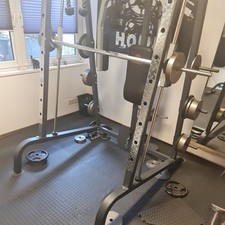 Power Rack mit Latzug Komplettes Home Gym Langhantel Set Verstellbare Kurzhantel