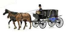 Landauer Kutsche geschlossen Art. Nr 387.424 Spur H0