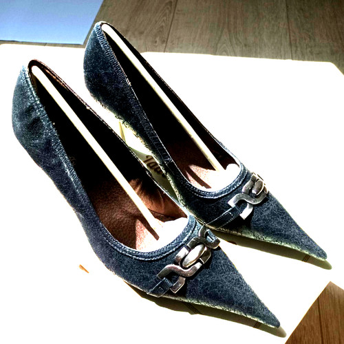 Damenschuhe gr36 schwarz pumps - schwarz,