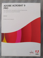 Adobe Acrobat 9 Pro DVD mit Seriennummer 