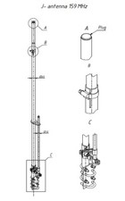 Seefunk antenne 150cm - 150cm, alu