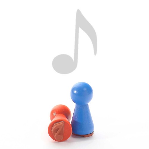Ministempel note musik 16mm - ministempel,