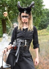 Mittelalter Bluse Birga mit 3