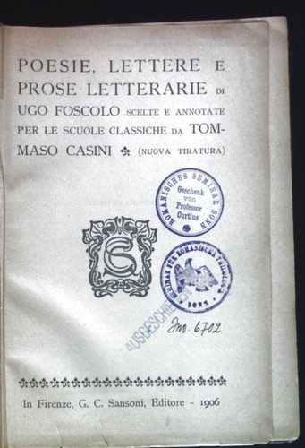 Poesie lettere prose - lettere, e