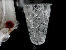 Opulente Bleikristall Vase