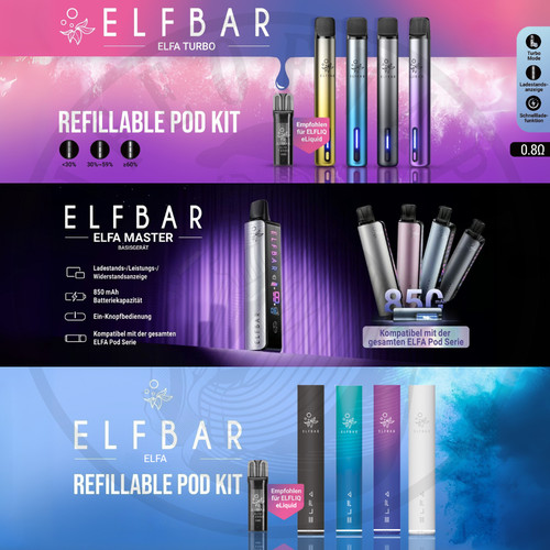 Elfa kit elfbar zigarette - elfbar, e-zigarette