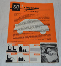 Reklame 1950er Jahre Zündapp