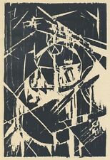 Kurt Schwitters - Abstrakte Komposition - Holzschnitt 1919
