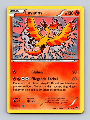 Tcg pokemon karte lavados fco - tcg,