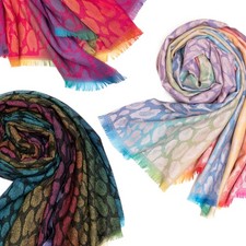 Damen Schal Leo Muster