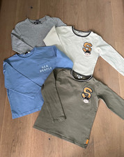 4 LANGARMSHIRTS in Gr.122 : STEIFF, TOMMY HILFIGER, PIUPIU
