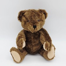 Hermann Teddy Original Teddybär braun 32 cm Mohair fest gestopft