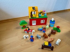 Lego Duplo Bauernhof mit Pony Kutsche + Hühnerstall + vielen Tieren