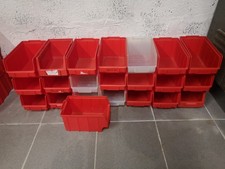 22 STÜCK STAPELBOXEN SICHTLAGERKÄSTEN LAGERBOXEN 