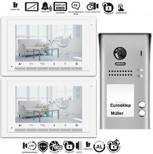 2-Familienhaus Video Türsprechanlage Aufputz Video Sprechanlage 2 Draht Bus