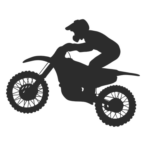 Motocross auto aufkleber - motocross,