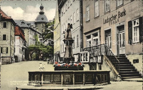 Laubach hessen alter brunnen - alter,