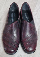 Medicus Damen Luftpolster Leder Schuhe Halbschuhe weinrot Size G 5 = Größe 38