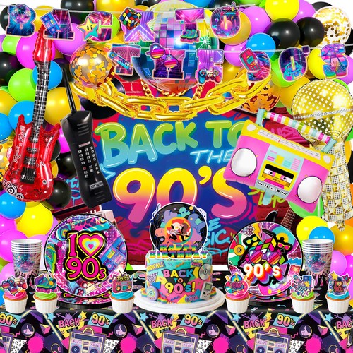 90er geburtstag deko retro - 90er,