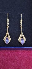 Gold 333 Ohrringe Amethyst