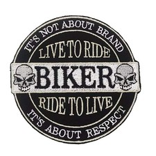 Live to Ride Skull Totenkopf