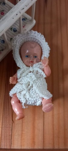 Altes puppenstuben puppenbett - altes,