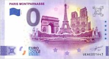 0 Euro Schein Paris · Montparnasse · Souvenir o Null € Banknote
