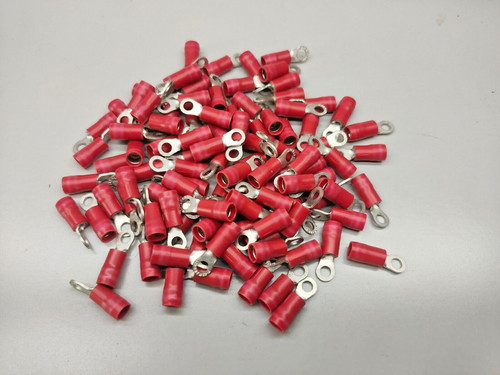 Menge 100 rote crimp ring - crimp, /