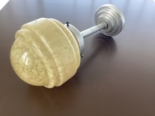 Art Deco Plafoniere Deckenlampe Clichy Glas Marmoriert ~ 1930/40