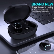 TWS 9D Kopfhörer Bluetooth 5.2 Touch Control In-Ear Ohrhörer Wireless Headset DE