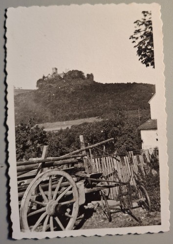Altes vintage foto leiterwagen - vintage,