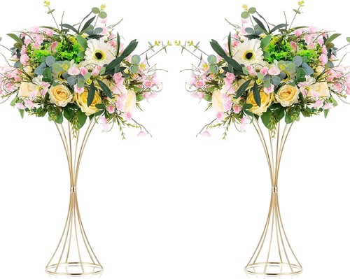 Blumenständer metall gold - blumenständer,